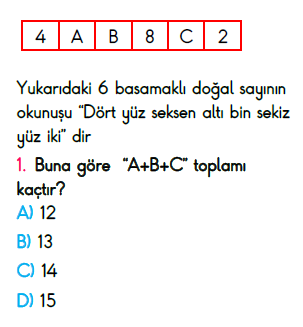 4.Sınıf Ekim Ayı Süreç İzleme Sınavı-3
