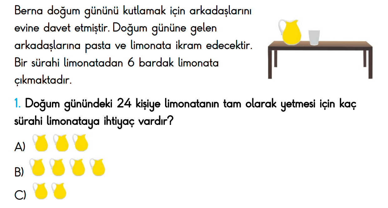 2.Sınıf Kasım Ara Tatil Değerlendirme Soruları
