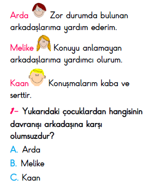 3.Sınıf Ekim Ayı Süreç İzleme Sınavı-3