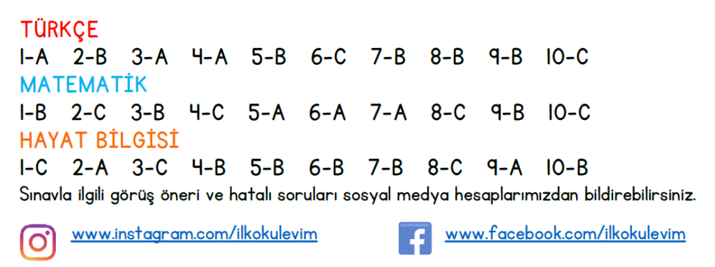 1. Sınıf Türkiye Geneli Tarama Sınavı
