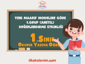 1. Sınıf Yeni Maarif Modeline Göre ANETİL Değerlendirme Etkinliği