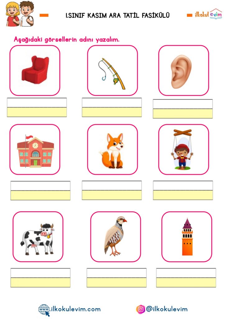 1. Sınıf Kasım Ara Tatil Fasikülü