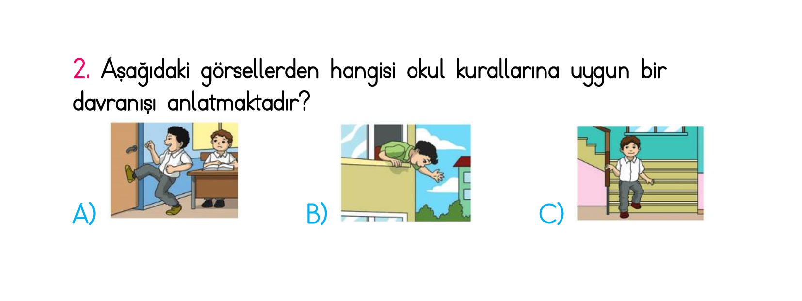 1. Sınıf Türkiye Geneli Kazanım Değerlendirme Sınavı 2
