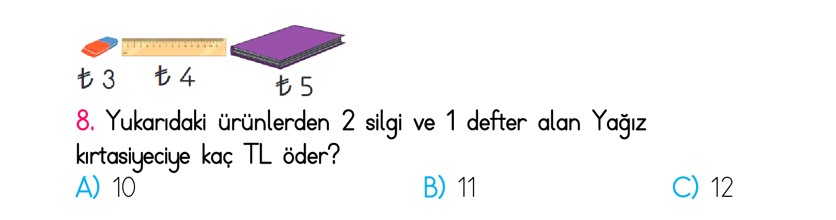 1. Sınıf Türkiye Geneli Kazanım Değerlendirme Sınavı 2