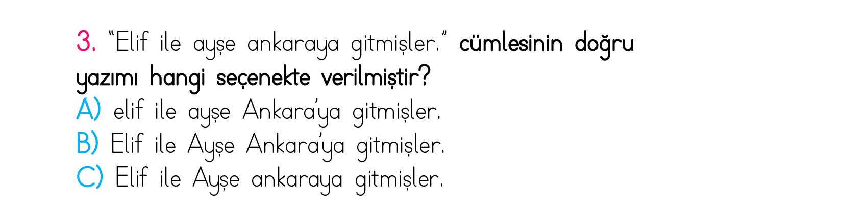 1. Sınıf Türkiye Geneli Kazanım Değerlendirme Sınavı 2