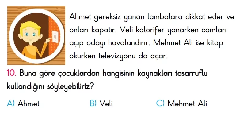 3. Sınıf Türkiye Geneli Süreç İzleme Sınavı-2 (ONLİNE ve PDF)