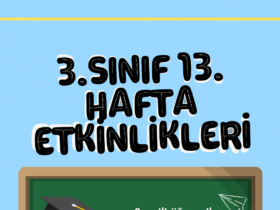 3.Sınıf 13. Hafta Çalışma Kağıtları
