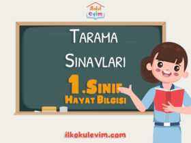 1. Sınıf Hayat Bilgisi Tarama Sınavı 1