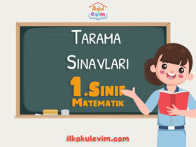 1. Sınıf Matematik Genel Değerlendirme Sınavı (Mayıs)