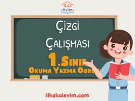 1. Sınıf Okuma Yazma Öğretimi Çizgi Çalışması 5