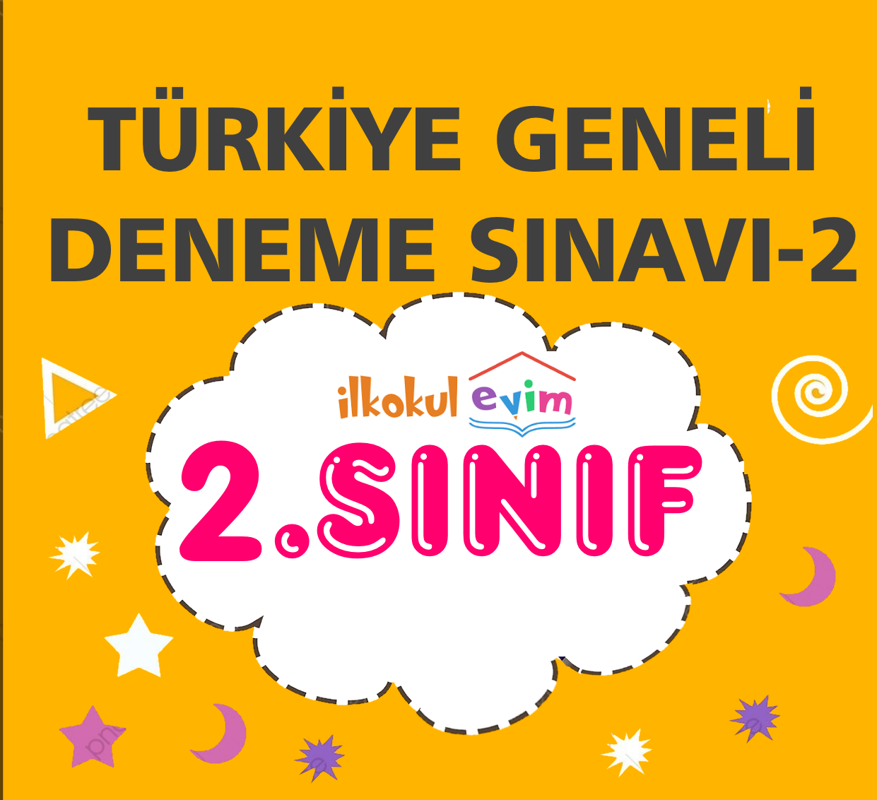 2 Sınıf Türkiye Geneli Deneme Sınavı 2 İlkokul Evim İlkokul Ders