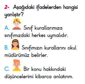 2. Sınıf İlkokul Evim Türkiye Geneli Süreç İzleme Sınavı 3