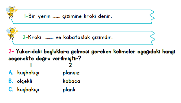 3. Sınıf İlkokul Evim Türkiye Geneli Süreç İzleme Sınavı 1