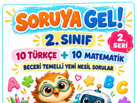 2. sınıf Soruya Gel 2. seri, 20 yeni nesil soru ve çözümlü cevap anahtarı kitapçığı kapağı