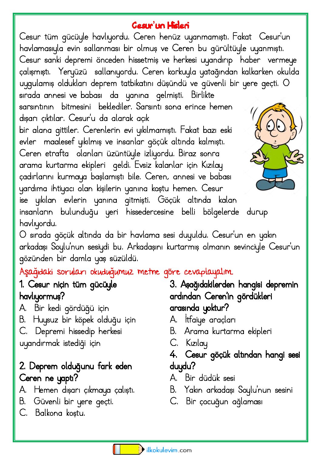 2 sinif turkce okuma anlama etkinligi 10 pdf
