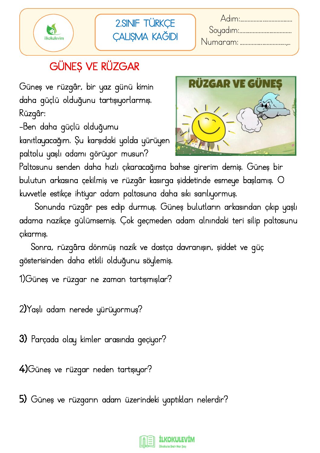 2 sinif turkce okuma anlama etkinligi 6 pdf