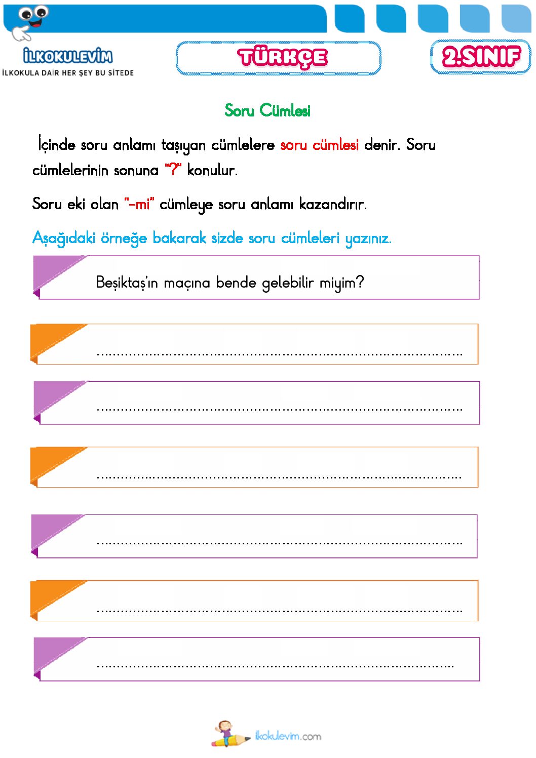 2 sinif turkce soru cumlesi etkinligi 1 pdf
