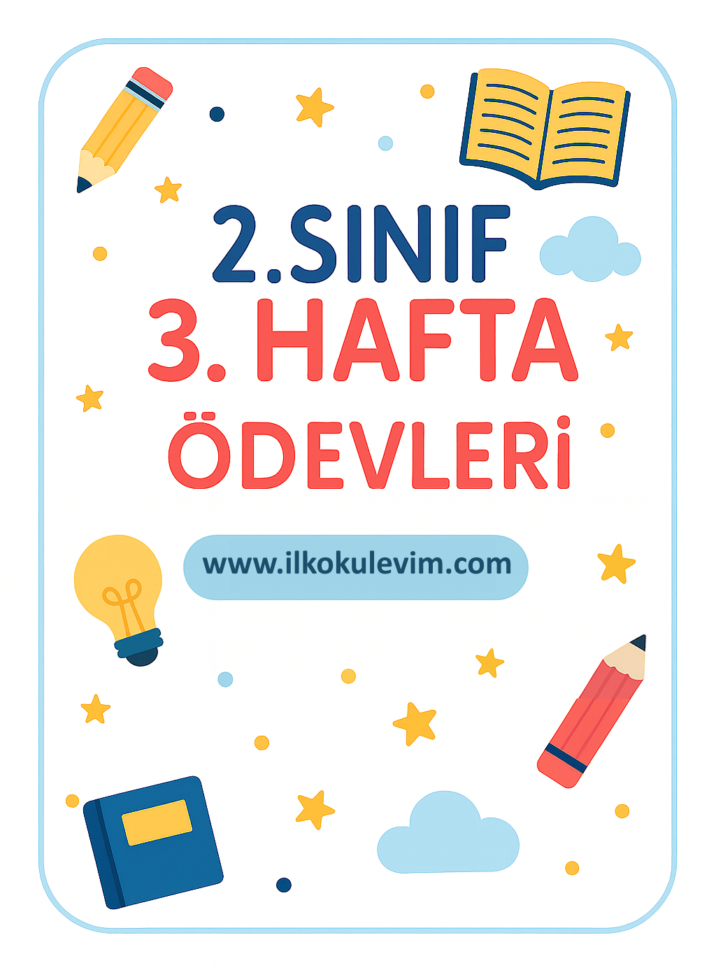 2.Sınıf 3.Hafta Ödevleri