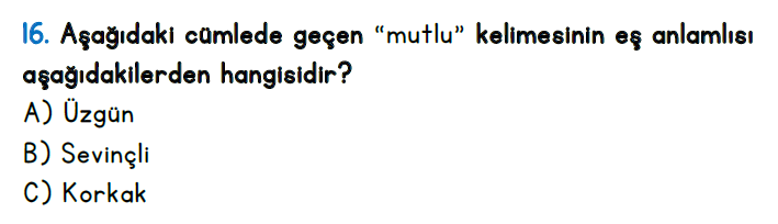 2.Sınıf 5-6-7-8. Hafta Türkçe Değerlendirme