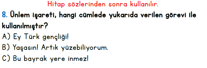 2.Sınıf 5-6-7-8. Hafta Türkçe Değerlendirme