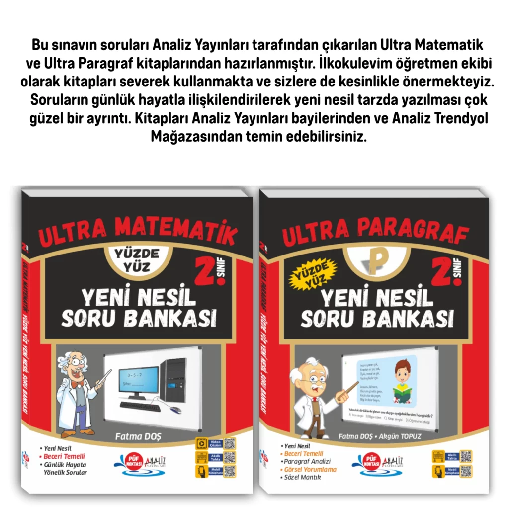 2. Sınıf Ultra Serisi Yeni Nesil Sorular