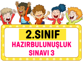 2. Sınıf Hazır Bulunuşluk Sınavı-3