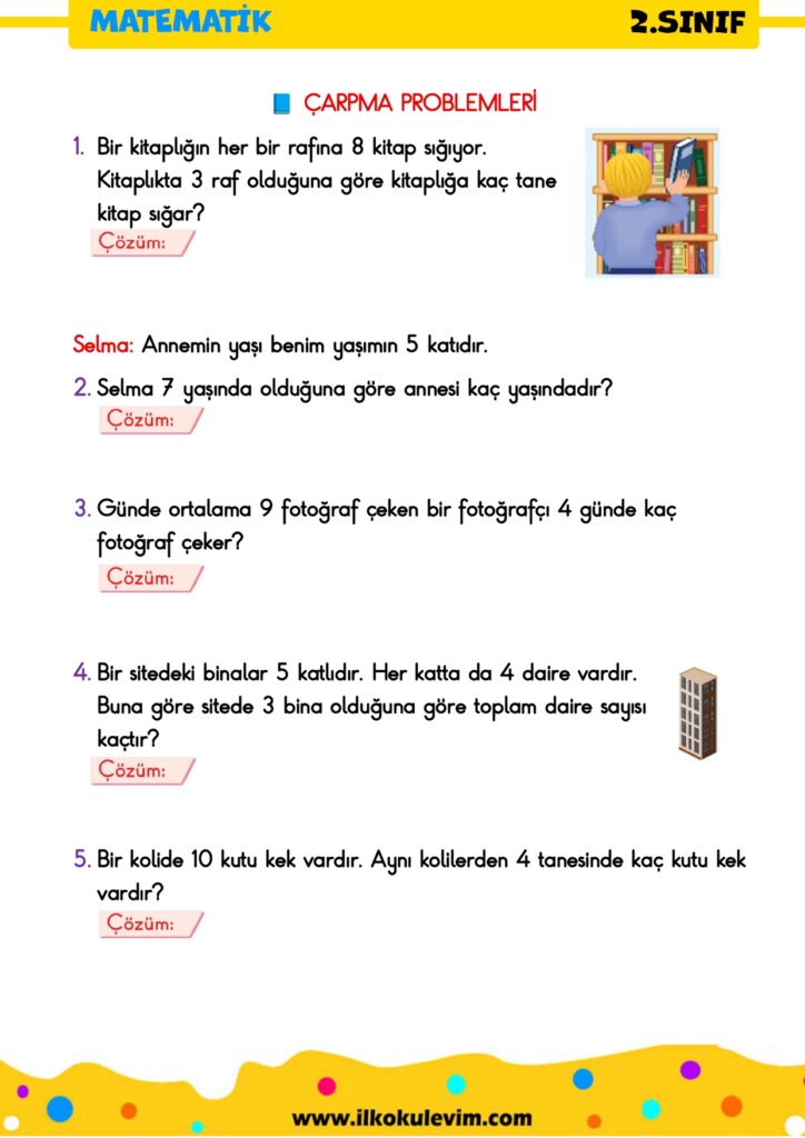 2.Sınıf Karışık Problemler