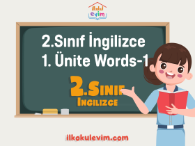 2.Sinif Ingilizce 1. Unite Words 1