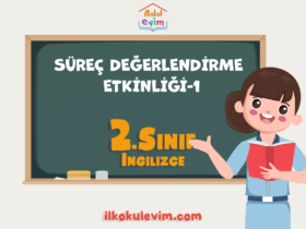 2.Sınıf İngilizce Süreç Değerlendirme -1