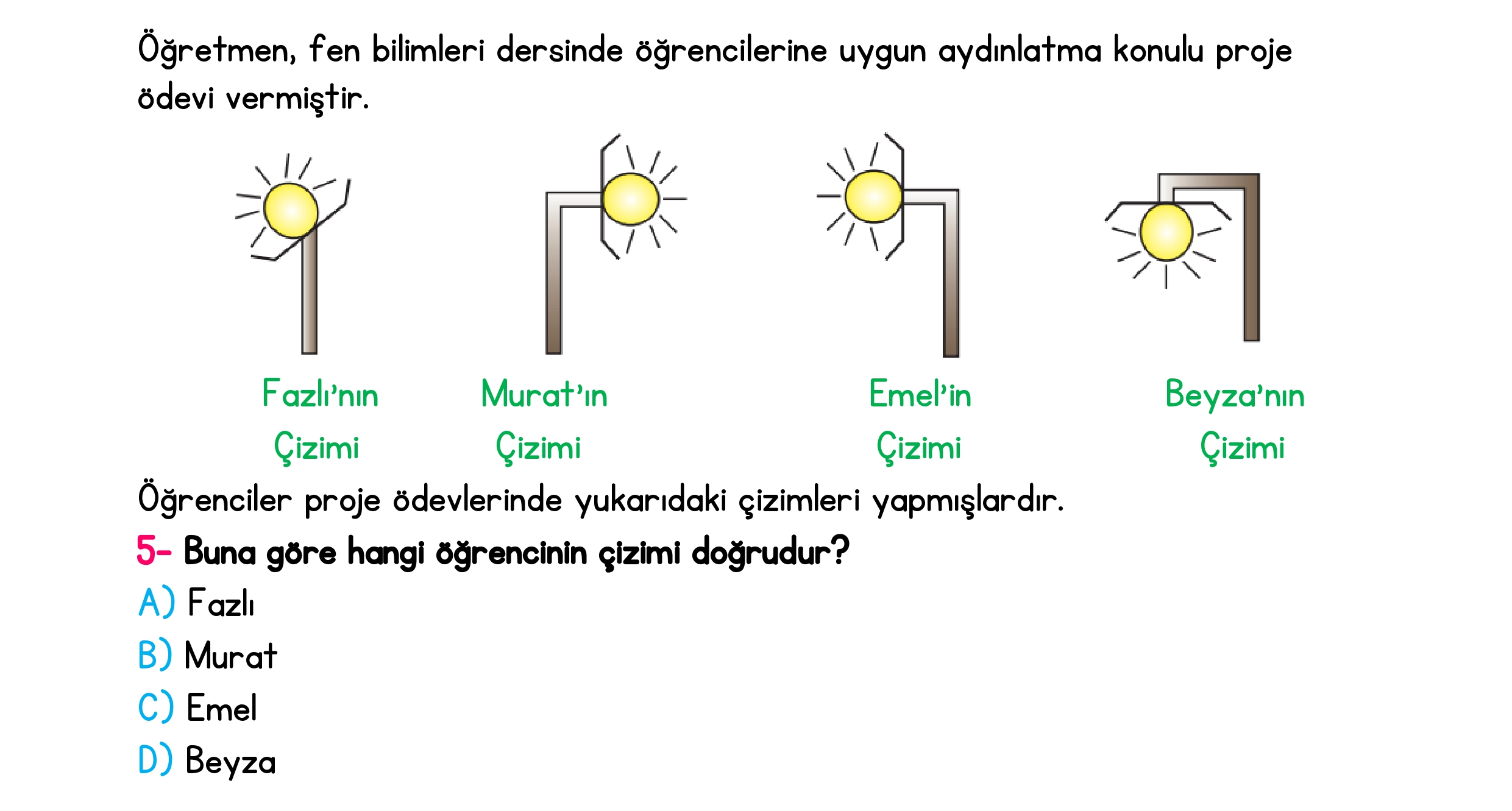 4. Sınıf Türkiye Geneli Ara Tatil Değerlendirme Sınavı