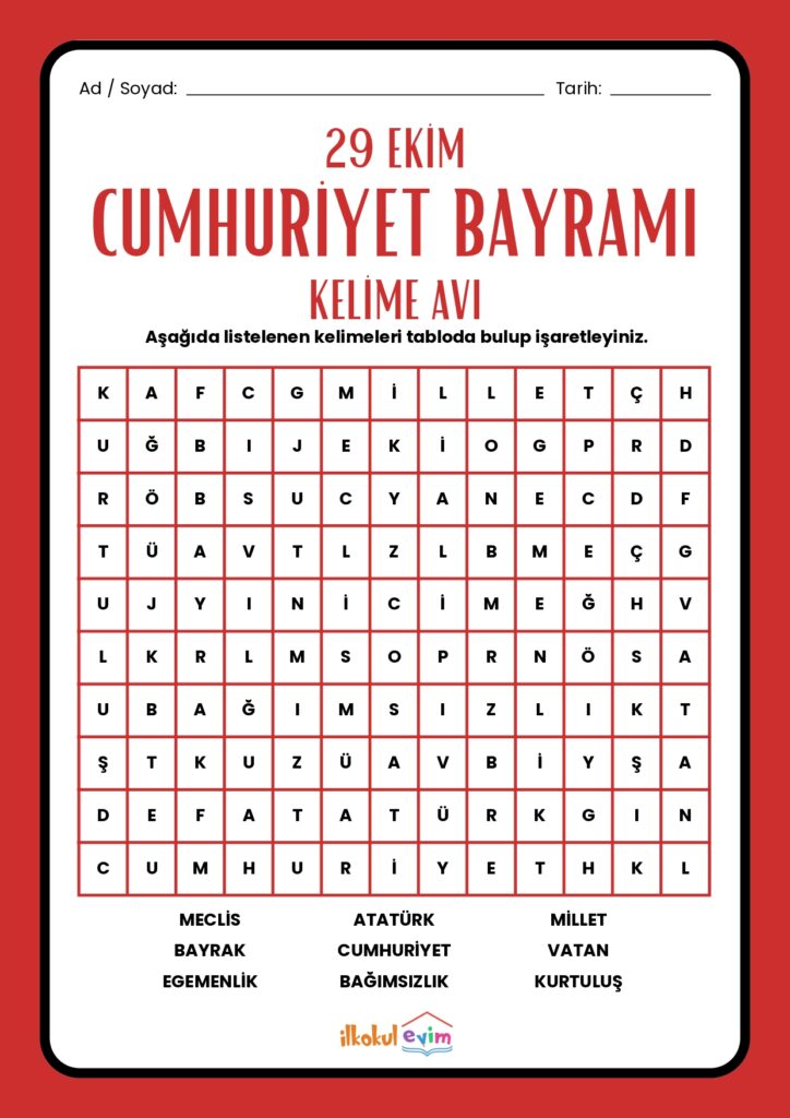 Cumhuriyet Bayramı Etkinlikleri