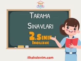 2. Sınıf İngilizce 1. Dönem Genel Değerlendirme Test Online