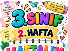 3. sınıf 2. hafta ödevleri kapak görseli
