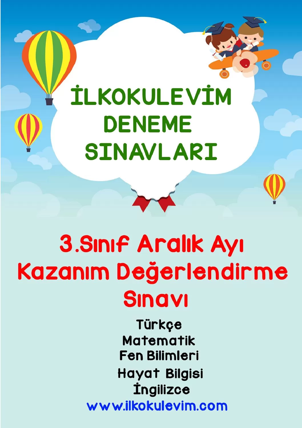 3. Sınıf Aralık Ayı Deneme Sınavı