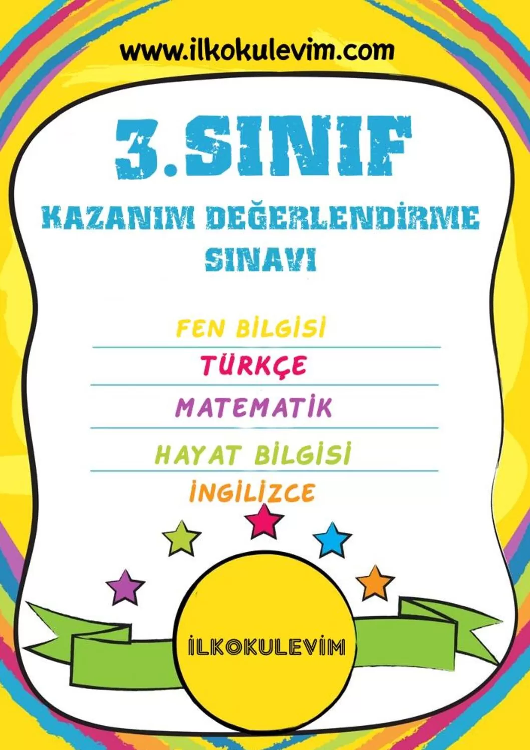3. Sınıf Mayıs Ayı Deneme Sınavı 1 (PDF)