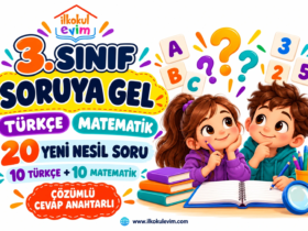 3. sınıf yeni nesil sorular 20 özgün Türkçe matematik sorusu çözümlü cevap anahtarlı