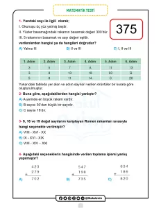 3. Sınıf 1-15. Haftalar Genel Tarama (PDF ve ONLİNE)