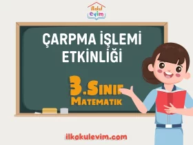 3.Sınıf Matematik Çarpma İşlemi Etkinlikleri