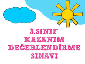 3. Sınıf Türkiye Geneli Değerlendirme Sınavı 24/04/2022