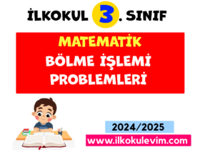 3.Sınıf Matematik Bölme İşlemi Problemleri