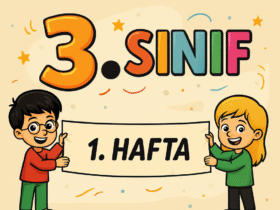 3.Sınıf 1.Hafta Etkinlikleri 2025