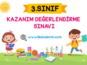 3. Sınıf Kazanım Değerlendirme Sınavı Mayıs 2025