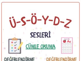 1. Sınıf Ü-S-Ö-Y-D-Z Sesleri Cümle Okuma Çalışmaları