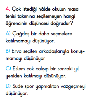4.Sınıf Ekim Ayı Süreç İzleme Sınavı-3