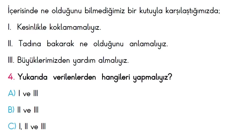 3. Sınıf Türkiye Geneli Süreç İzleme Sınavı-2 (ONLİNE ve PDF)