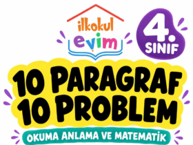 4. sınıf 10 paragraf 10 problem çözümlü etkinlik kapağı