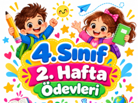 4. Sınıf 2. Hafta Ödevleri PDF
