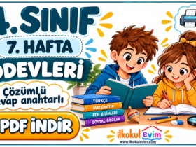 4. sınıf 7. hafta ödevleri çözümlü PDF indirme görseli