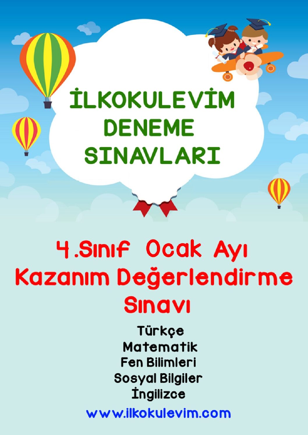 4. Sınıf Ocak Ayı Deneme Sınavı
