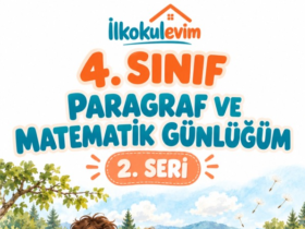 4. sınıf paragraf ve matematik günlüğüm 2. seri kapağı